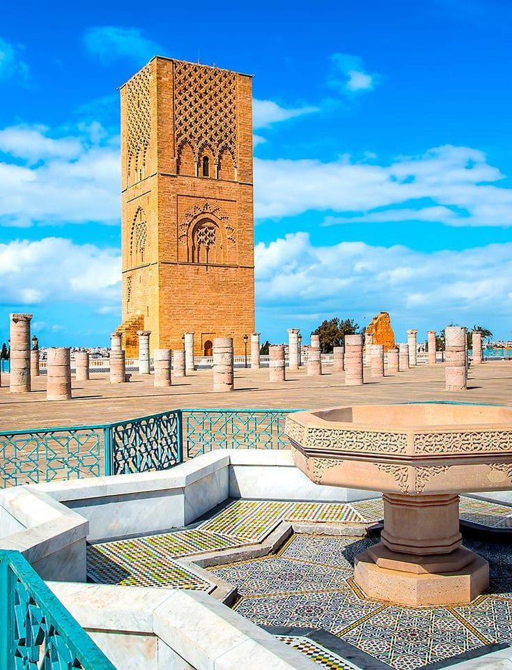 Hassan Tower, Rabat, morocco tours